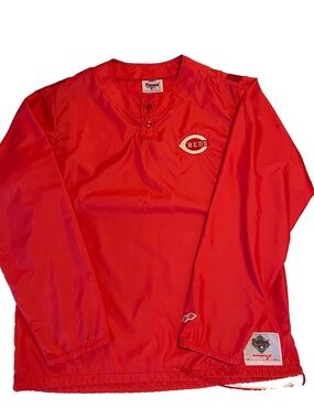 Cincinnati Reds Diamond Collection Pullover Windbreaker Lightweight